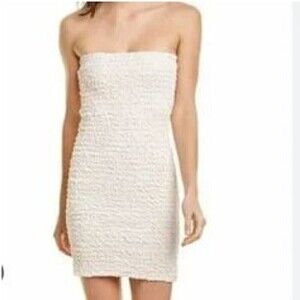 Petersyn Womens Nora Smocked Dress Y2K Medium